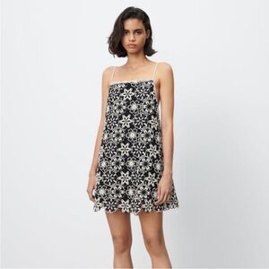 Zara Crochet Swing Dress
